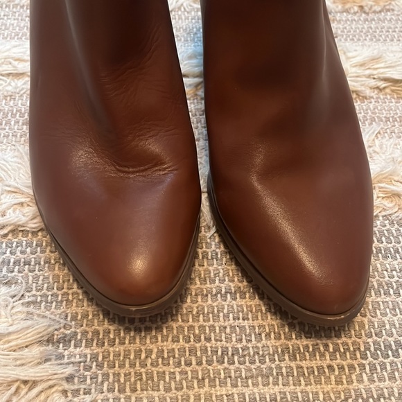 Kate spade Saturday brown leather and suede booties size 8 - Picture 5 of 9